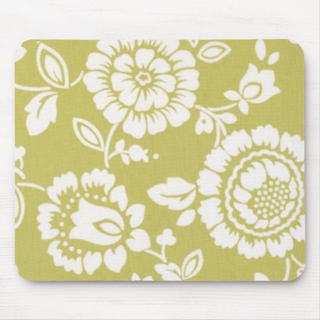 Mousepad floral Funky retro (Frente)