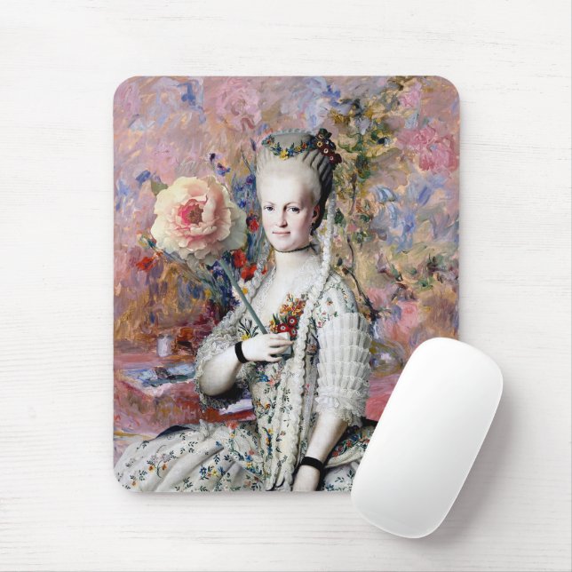 Mousepad Floral Mask Diva (Com mouse)