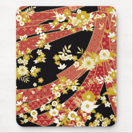Mousepad Floral Mix Kimono Pattern