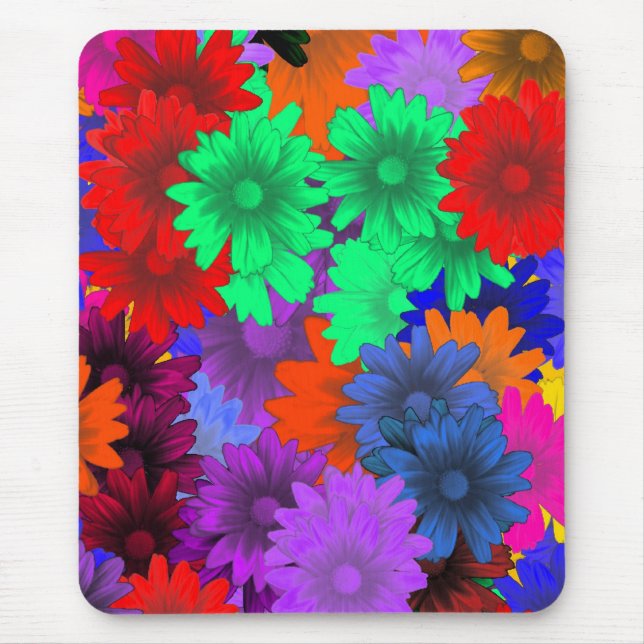 Mousepad Floral multicolorido (Frente)