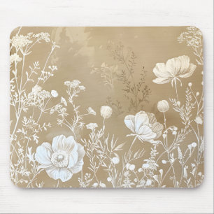Mousepad Floral natural