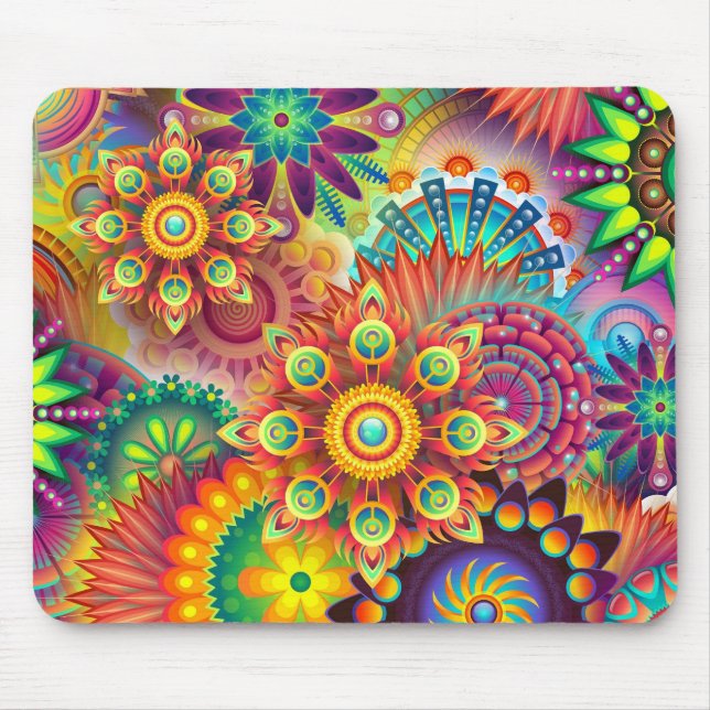 Mousepad FLORAL - Pad do mouse (Frente)