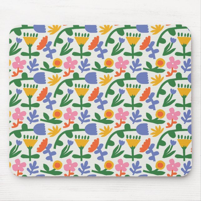 Mousepad Floral primavera Divertido (Frente)