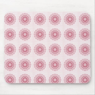 Mousepad floral retro, magenta