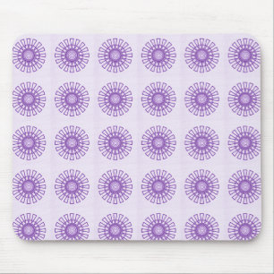 Mousepad Floral Retro, Violeta