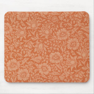 Mousepad Floral Vintage Wallpaper William Morris Red Patter