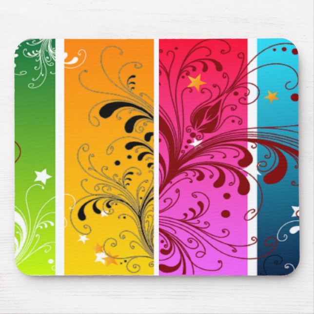 Mousepad floraled duas vezes (Frente)