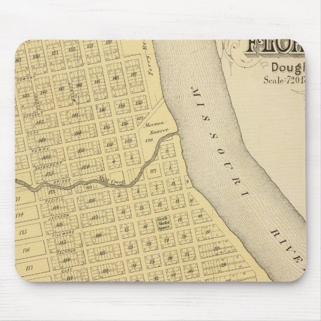 Mousepad Florence, Nebraska (Frente)