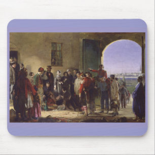 Mousepad Florence Nightingale que recebe o Scutari ferido