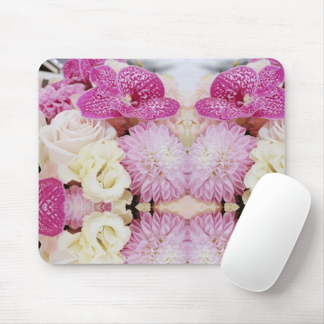 Mousepad Flores (Com mouse)