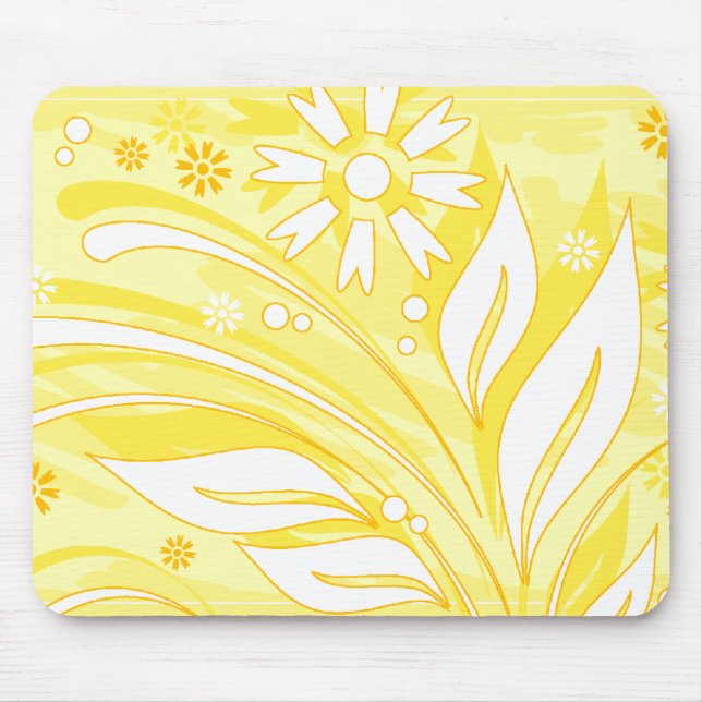 Mousepad flores amarelas (Frente)
