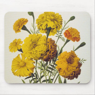 Mousepad Flores amarelas antigas