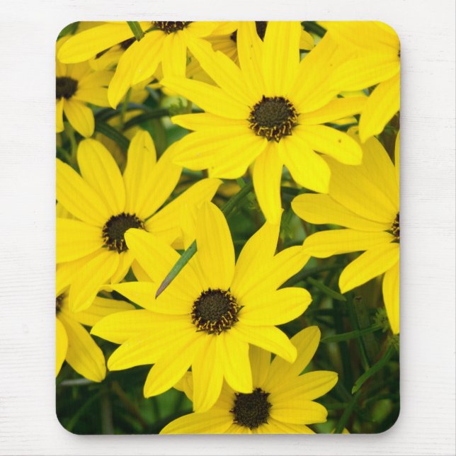 Mousepad Flores Amarelas Brilhantes (Frente)