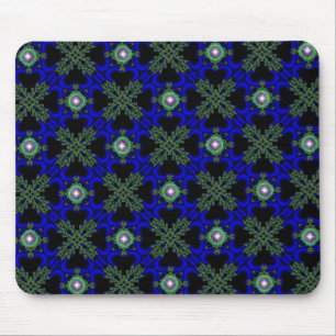 Mousepad Flores Artdeco em Estilo Retro