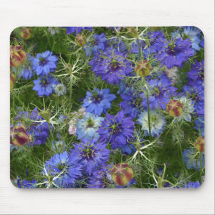 Mousepad Flores azuis