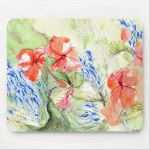 Mousepad Flores Balsam e Lobelia