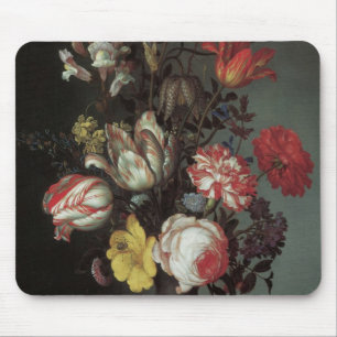 Mousepad Flores Barrocas Antigas por Balthasar van der Ast