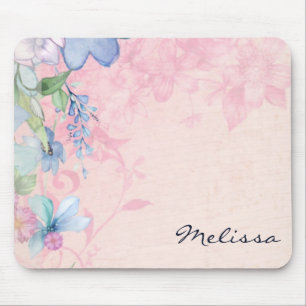 Mousepad Flores bonito Rosa