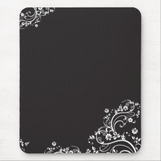 Mousepad Flores brancas
