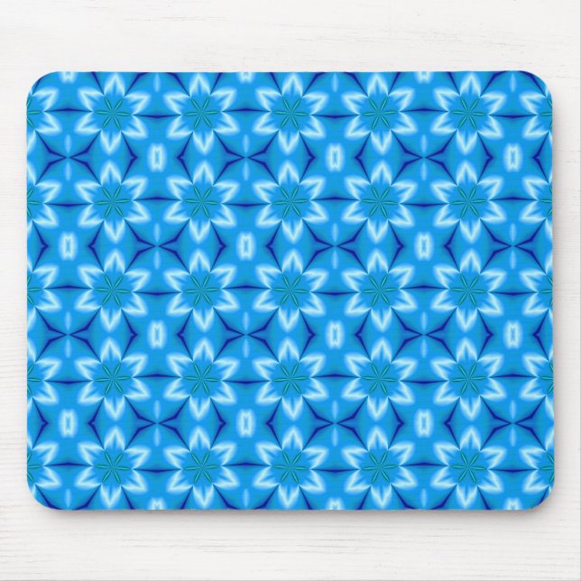 Mousepad Flores Brancas Congeladas (Frente)