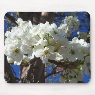 Mousepad Flores brancas II Primavera