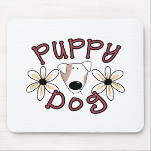 Mousepad Flores Cachorro