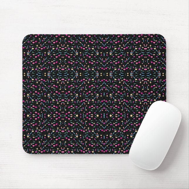 Mousepad Flores Coloridas (Com mouse)