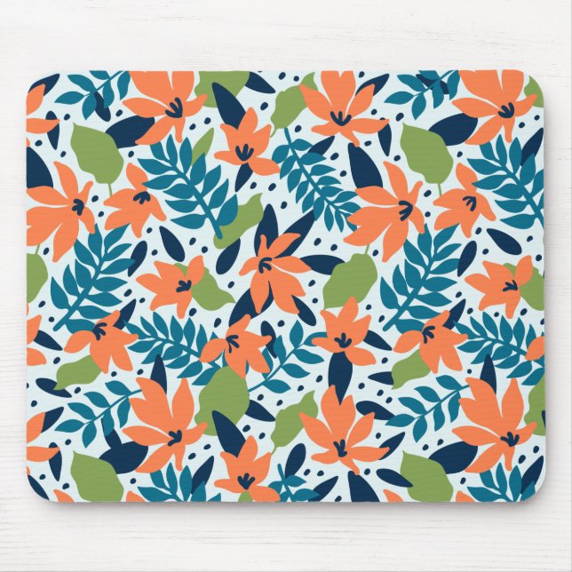 Mousepad Flores Coloridas Natureza Cuta (Frente)