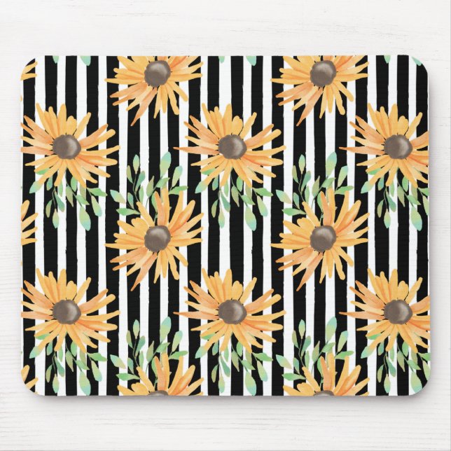 Mousepad Flores Coloridas Natureza Elegante Girly (Frente)