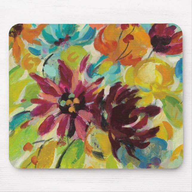 Mousepad Flores da alegria do outono (Frente)