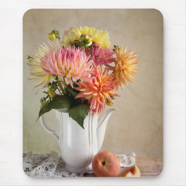 Mousepad Flores da dália (Frente)