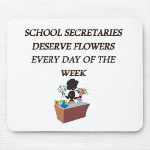 MOUSEPAD FLORES DA ESCOLA SECRETARYDESERVE