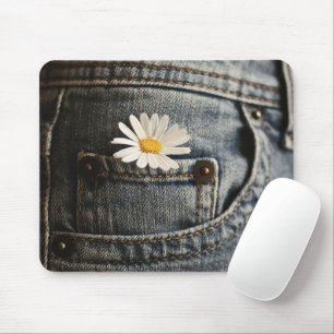 Mousepad Flores   Daisy in Jeans Pocket