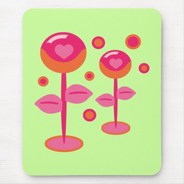 Mousepad Flores de Amor (Frente)