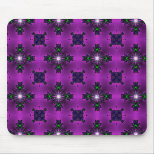 Mousepad Flores de Artdeco no Estilo Retroativo