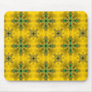 Mousepad Flores de Artdeco no Estilo Retroativo