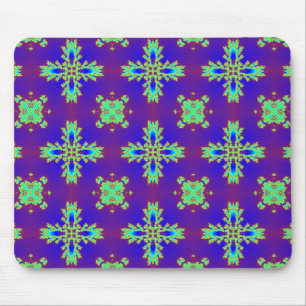 Mousepad Flores de Artdeco no Estilo Retroativo