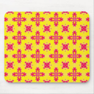 Mousepad Flores de Artdeco no Estilo Retroativo