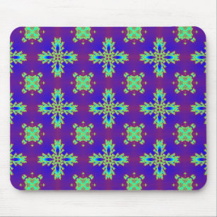 Mousepad Flores de Artdeco no Estilo Retroativo