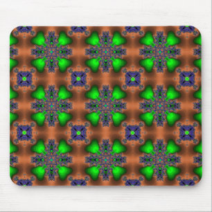 Mousepad Flores de Artdeco no Estilo Retroativo
