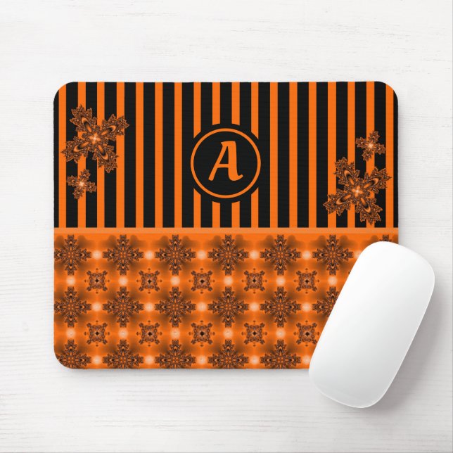 Mousepad Flores de Artdeco no Estilo Retroativo (Com mouse)