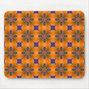 Mousepad Flores de Artdeco no Estilo Retroativo