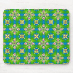 Mousepad Flores de Artdeco no Estilo Retroativo