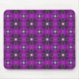 Mousepad Flores de Artdeco no Estilo Retroativo