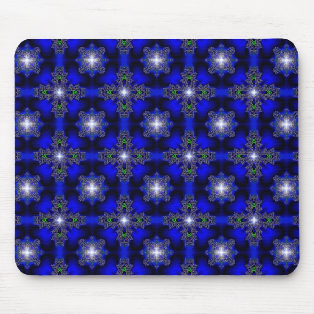 Mousepad Flores de Artdeco no Estilo Retroativo (Frente)