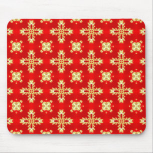 Mousepad Flores de Artdeco no Estilo Retroativo