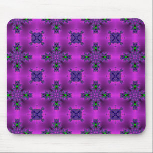 Mousepad Flores de Artdeco no Pad do Mouse Estilo Retroativ