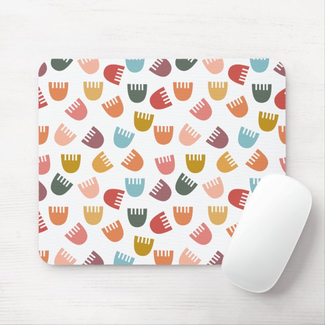 Mousepad Flores de Boho Mistas (Com mouse)