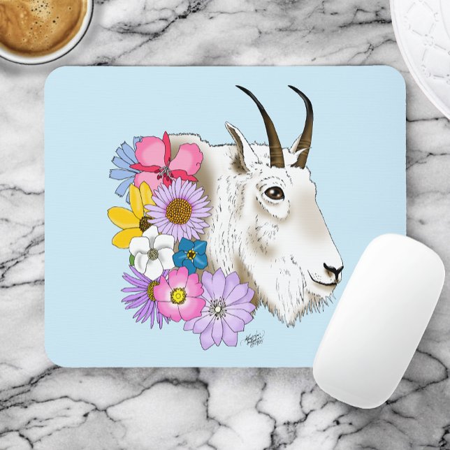 Mousepad Flores De Cabra Branca (Criador carregado)