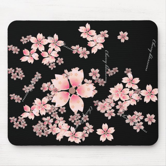 Mousepad Flores de cerejeira (Frente)